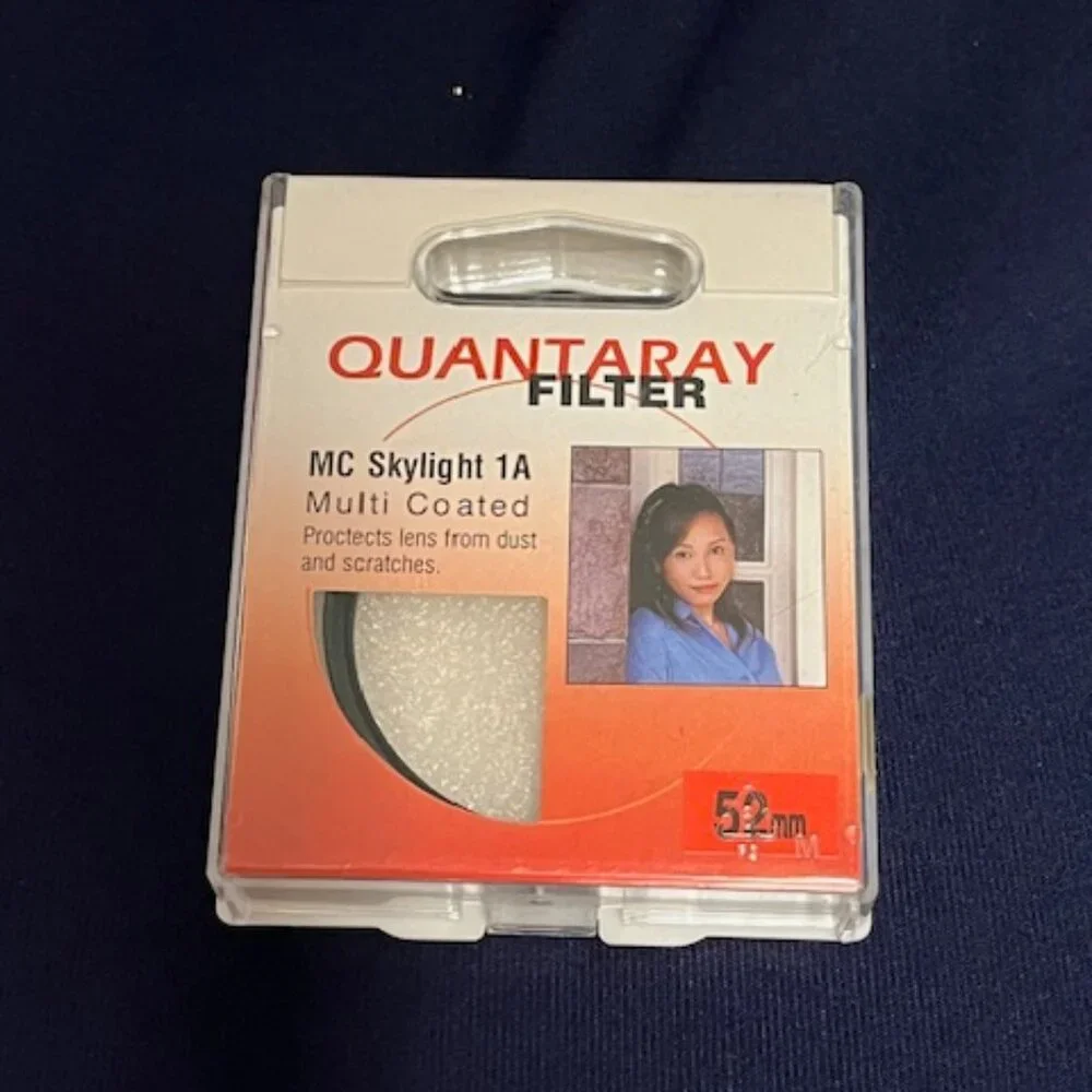 Photo & Video52mm Multi Coated Skylight 1A Glass Lens Filter Protector Quantaray